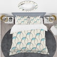 thumbnail image 2 of Designart 'Retro Geometrical Abstract Minimal Pattern I' Mid-Century Modern Duvet Cover Set, 2 of 4