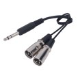 thumbnail image 3 of 6.35mm Male To XLR Male Cable, Safe Lower Distortion Anti Signal Loss Audio Splitter Cable  For Microphone, 3 of 8