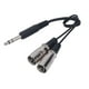 thumbnail image 3 of Cable Divisor De Audio, Cable Macho De 30 Cm Y 6,35 Mm Macho A XLR Macho Para Reproductores De DVD Ccdes Otros, 3 of 8