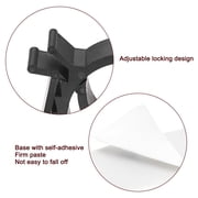 Adjustable Cable Clips, 10 Pack 13-16mm Self-Adhesive Cable Clamp Wire Clamps, Black