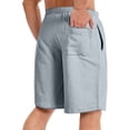 thumbnail image 4 of HAJWOH Men's Baggy Sweat Shorts Under Knee Length Casual Classic Athletic Sweat Short with Drawstring, 4 of 4