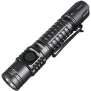 Wurkkos FC12 Tactical EDC Flashlight Super Bright 2000 Lumens Torch, Luminus SFT40 Emitter, IPX8 Waterproof(Gray)