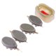 thumbnail image 4 of Juego de moldes de 4 comederos para pesca de carpa con método en línea (15g/20g/25g/35g), 4 of 7