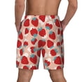 thumbnail image 4 of Uemuo Red Strawberry Pattern Mens Swim Trunks Quick Dry Board Shorts with Mesh Lining, Stretch Beach Shorts Quick Dry No-Chafing Board Shorts-XX-Large, 4 of 9