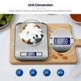 thumbnail image 4 of Digital Food Scale, 22lb Kitchen Scales Grams and Ounces for Weight Loss, Baking, Cooking, Keto and Meal Prep, with LCD Display, 4 of 8