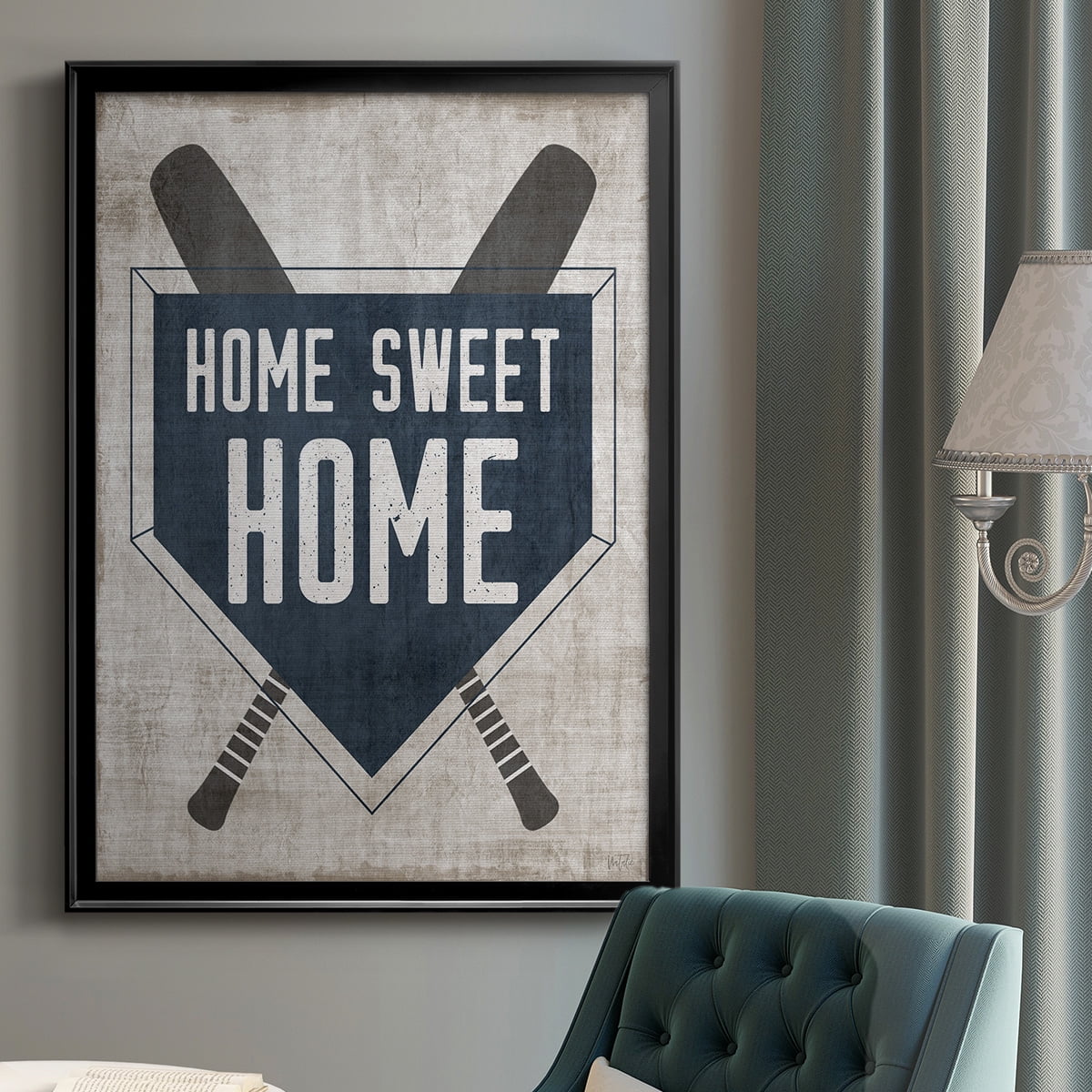 Home Sweet Home Base Premium Framed Print - Ready to Hang