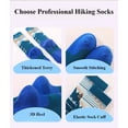 thumbnail image 4 of Women's or Kids Merino Wool Hiking Socks - Thermal Mid-Crew Outdoor Trekking Socks with Thick Cushioning, Warm Winter Socks for Snow Sports & Daily Use, 4 of 7