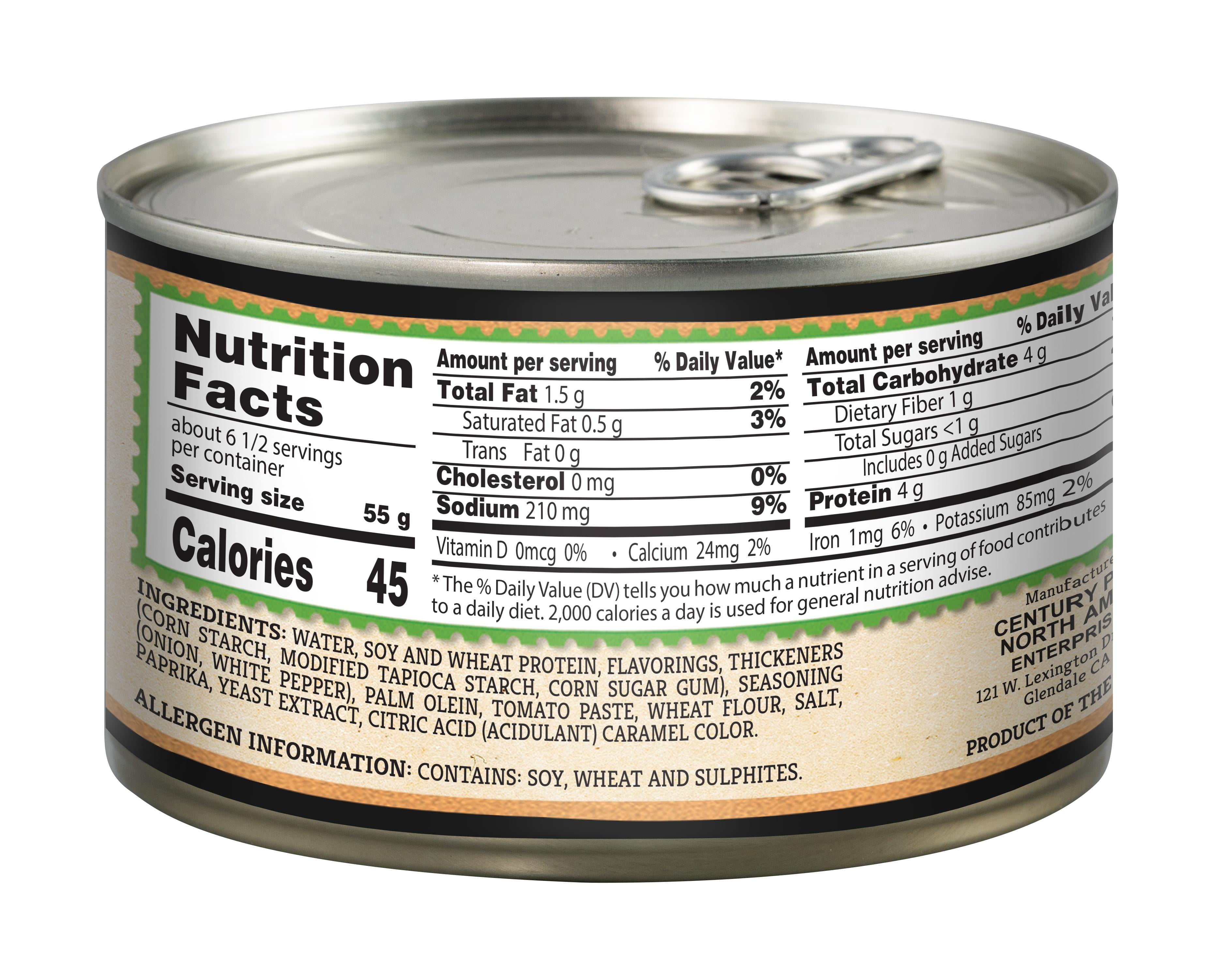 (2 pack) CPG unMEAT Roast Beef Style, 12.7 oz Can