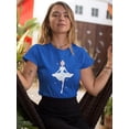 thumbnail image 2 of Manga Girl Soft Ballerina T-Shirt Women -Image by Shutterstock, Female 5X-Large, 2 of 4