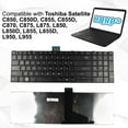thumbnail image 6 of HQRP Laptop Keyboard for Toshiba Satellite C875-S7228 / C875-S7303 / C875-S7304 / C875-S7340 / C875-S7341 / C875-S7344 Notebook, 6 of 7