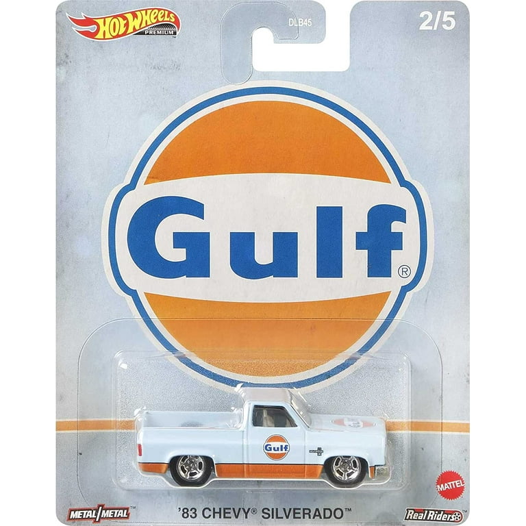 ホットウィール プレミアム Gulf Hot Wheels Premium - 1983 Chevy Silverado Gulf Pickup Truck