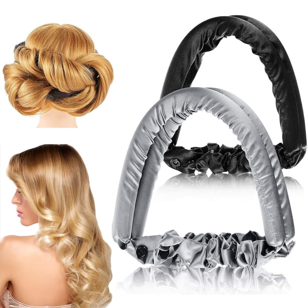 2 piezas de cintas para rizar el cabello sin calor, rizadores de cabello largo con rizos naturales, cintas para rizar el cabello sin calor, estilos de rizadores para cabello para mujeres y