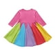 thumbnail image 3 of Vestido Niña Arcoíris Vestido Princesa OP Rosa, 3 of 8