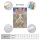 thumbnail image 2 of Póster de pintura de Thangka tibetano de Tara Blanca, póster de arte de pared, lienzo de desplazamiento, cuadro decorativo para sala de estar, hogar, 24 x 36 pulgadas (60 x 90 cm), 2 of 6