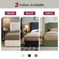 thumbnail image 6 of King Bed Frame and Upholstered Headboard, Platform Bed with Storage Drawers , Sturdy, Noiseless, No Box Spring Needed, Easy Assembly, Turtle, 6 of 10