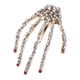 thumbnail image 1 of 1 unid Mujeres Niñas Esqueleto Pinza de pelo Accesorios para el cabello Pinza de pelo punky Horquilla Sombreros Rojo, 1 of 5