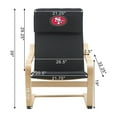 thumbnail image 3 of Imperial San Francisco 49ers Bentwood Accent Chair, 3 of 6