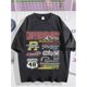 thumbnail image 1 of eWH Vintage Vintage Men's Racing T-Shirt With "NuMBeR 48" Pattern Print, Fashionable Loose Casual Short Sleeved ShirtDG004, 1 of 6