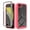 Pink, variant on Case for iPhone SE 3/2 (2022/2020 Edition) & iPhone 8 & iPhone 7 with Screen Protector, Shockproof Soft TPU Bumper Rugged Clear Hard PC Back Shell All-inclusive Cover for iPhone SE/8/7, Purple