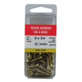 thumbnail image 2 of 100 Pack #8 x 3/4" Flat Head Socket Brass Wood Screws, 2 of 2