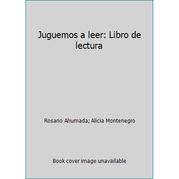 Pre-Owned Juguemos a leer: Libro de lectura (Paperback) 9682447836 9789682447839