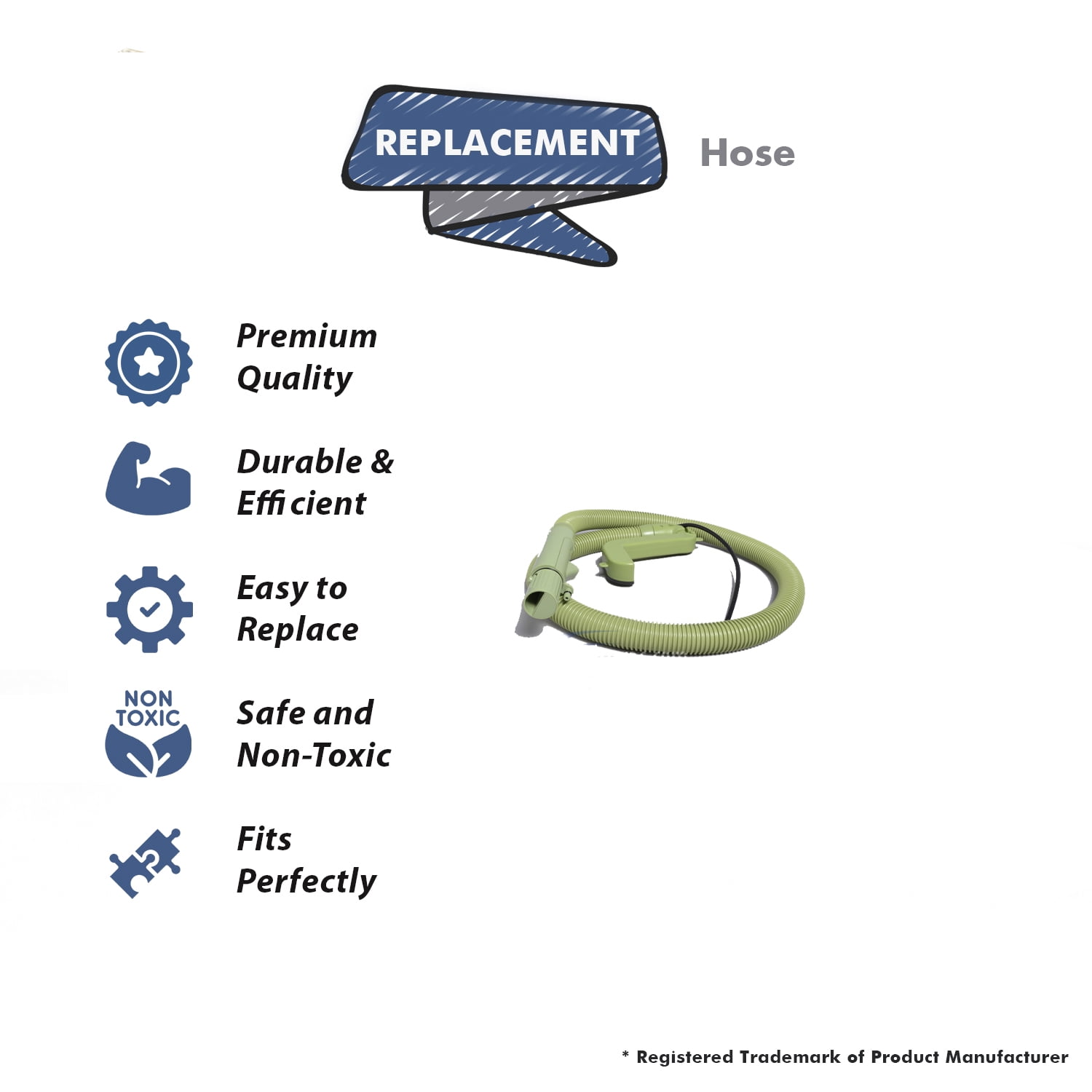 Replacement Part For Bissell Little Green Machine Hose With Handle # 2037152, 203-7152