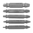 thumbnail image 1 of Screws Removal Tool, Double Head High Speed Steel Hex Shank Various Sizes Screw Extractor Set  for Replacement, 1 of 7