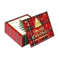 thumbnail image 2 of 20 Sheets Christmas Tree Red Black Buffalo Plaid Napkins, Christmas Party Supplies, Disposable Tableware, for Xmas Holiday Party Table Decor(B), 2 of 6