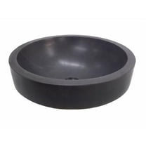 Eden Bath EB-S034LS-H Semi Recessed Lava Stone Vessel Sink with Apron