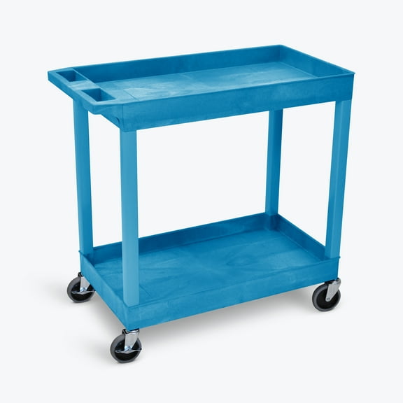 FSE 373-EC11-BU 32" x 18" Tub Cart - Two Shelves