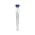 thumbnail image 3 of Angara Natural 0.5 Ct. Tanzanite Solitaire Ring in Sterling Silver for Women (Ring Size: 11.5), 3 of 9