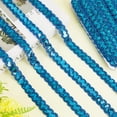 thumbnail image 3 of 14.22 Yards Blue Sequin Trim Flat Sequins Beaded Strip Rick Rack Wave Woven Trimming Metallic Glitter Braid RIC Rac Ribbon Bulk for Sewing Making Crafts Choker Gift Wrapping Supply, 3 of 5