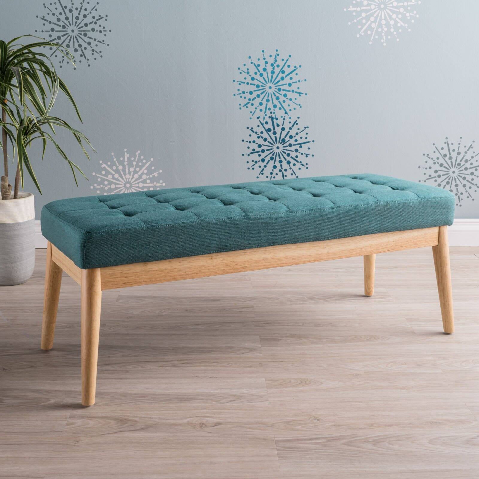 Saxon Fabric Indoor Bench