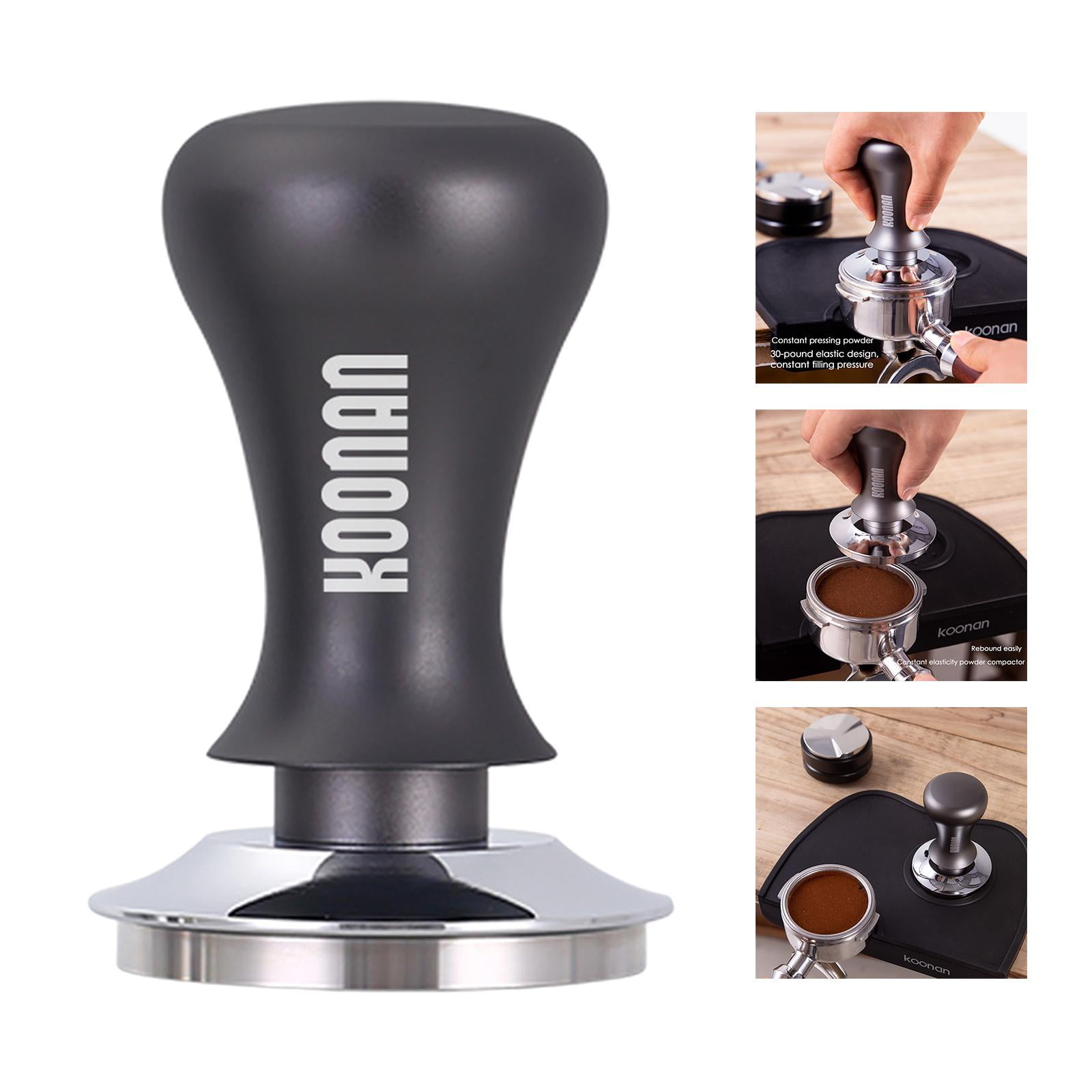 51mm Espresso Tamper, Coffee Tamper, for Espresso Machine Accessories,  Premium Barista Coffee with Calibrated Spring Loaded, 100% Flat Stainless  Steel