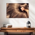 thumbnail image 2 of Elephant Stock Flowing Hair Wall Art - Horizontal Canvas Wall Art - Living Room Wall Decor - Fashion And Beauty Canvas - Gray And Brown Decor - 24" x 16", 2 of 8