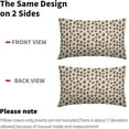 thumbnail image 5 of Brown Cream Pillow Covers 12x20 Set of 2 Boho Design Polka Dot Throw Pillows Modern Brush Strokes Print Decorative Pillowcase Lumbar Cushion Cover Linen Case for Home Sofa Couch Bed, 5 of 6