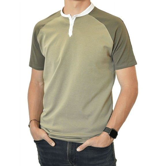 Short Sleeve Henley