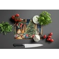 thumbnail image 4 of Keeshond Cozy Christmas Glass Cutting Board Large 12 in x 15 in, 4 of 5