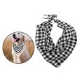 thumbnail image 3 of 2 piezas Bandana ajustable triángulo bufanda baberos gato Saliva toalla rojo Colco Mascotas Triángulo Bufanda, 3 of 8