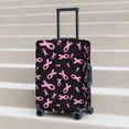thumbnail image 6 of Hirioo Breast Cancer Awareness for Elasticity Suitcase Cover (No luggage Included) Durable Luggage Protector Fits 18-32 Inch Luggage-Small, 6 of 7