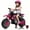 Pink, variant on TULILLO 12V Electric Motorcycle for Kids Dirt Bike Ride on Toy Battery Powered Motorbike w/ 2 Speeds, Training Wheels, Red