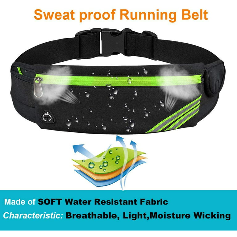 Running Belt Waist Pack Bag,Workout Gear,Gym Fitness Fanny Pack for  Phone,Cell Phone Holder for Running,Jogging Pocket Belt for Women &  Men,Running