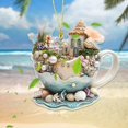 thumbnail image 1 of PUREKKI Dreamy 2D Flat Acrylic Keychain Car Rearview Mirror Accessories Backpack Pendant, 1 of 3