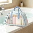 thumbnail image 6 of Clear Waterproof Travel Bag Transparent Makeup Organizer with Handle Large Capacity Portable Toiletry and Cosmetic Wash Bag for Travel, 6 of 6
