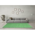 thumbnail image 3 of Ahgly Company Indoor Square Abstract Emerald Green Contemporary Area Rugs, 3' Square, 3 of 4