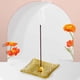 thumbnail image 2 of Quemador de incienso cuadrado de lujo con forma de cenicero para oficina y yoga. Oro, 2 of 7