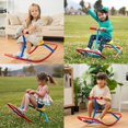 thumbnail image 2 of Kids Indoor Single Rocking Seesaw, Safety-Stable Wide Base Rocker for Ages 3 4 5 6, Supports , Coordination & Motor Skill Development, 2 of 6