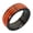 Basketball, variant on Men's Stainless Steel Fashion Sport Baseball Pattern Anxiety Ring Spinner Cool Jewelry Black Size 9