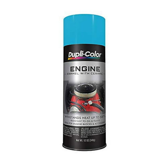 Dupli-Color DE1643 Ceramic Torque 'N' Teal Engine Paint - 12 oz.