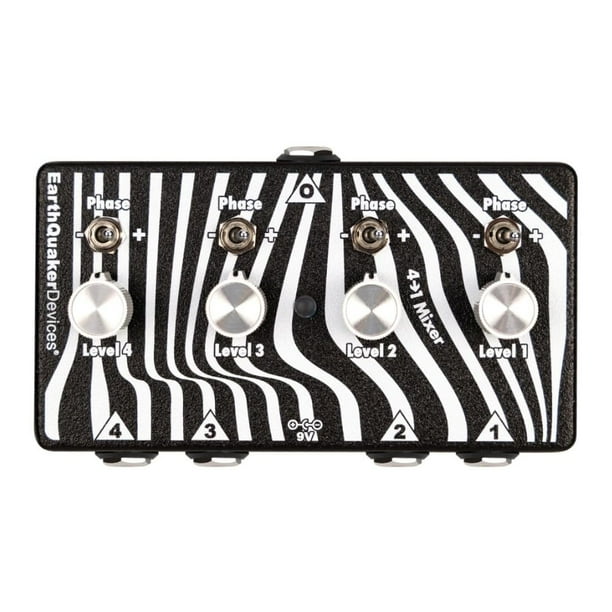 Pedal mezclador Earthquaker Devices, cuatro a uno, 4 canales